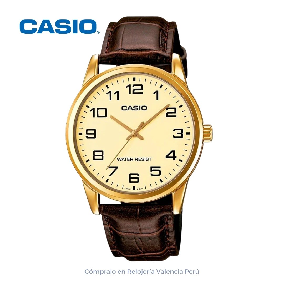 Reloj Hombre Casio MTP-V001GL-9B de Vestir