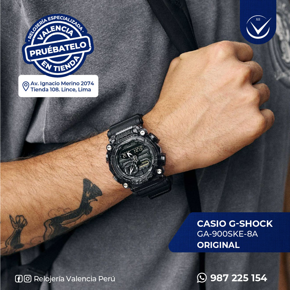 Reloj Casio G-Shock GA-900SKE-8A Hombre