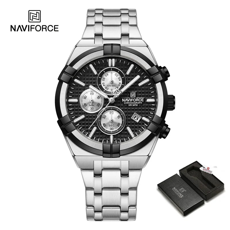 Reloj de hombre Naviforce NF8042 Negro Chronograph