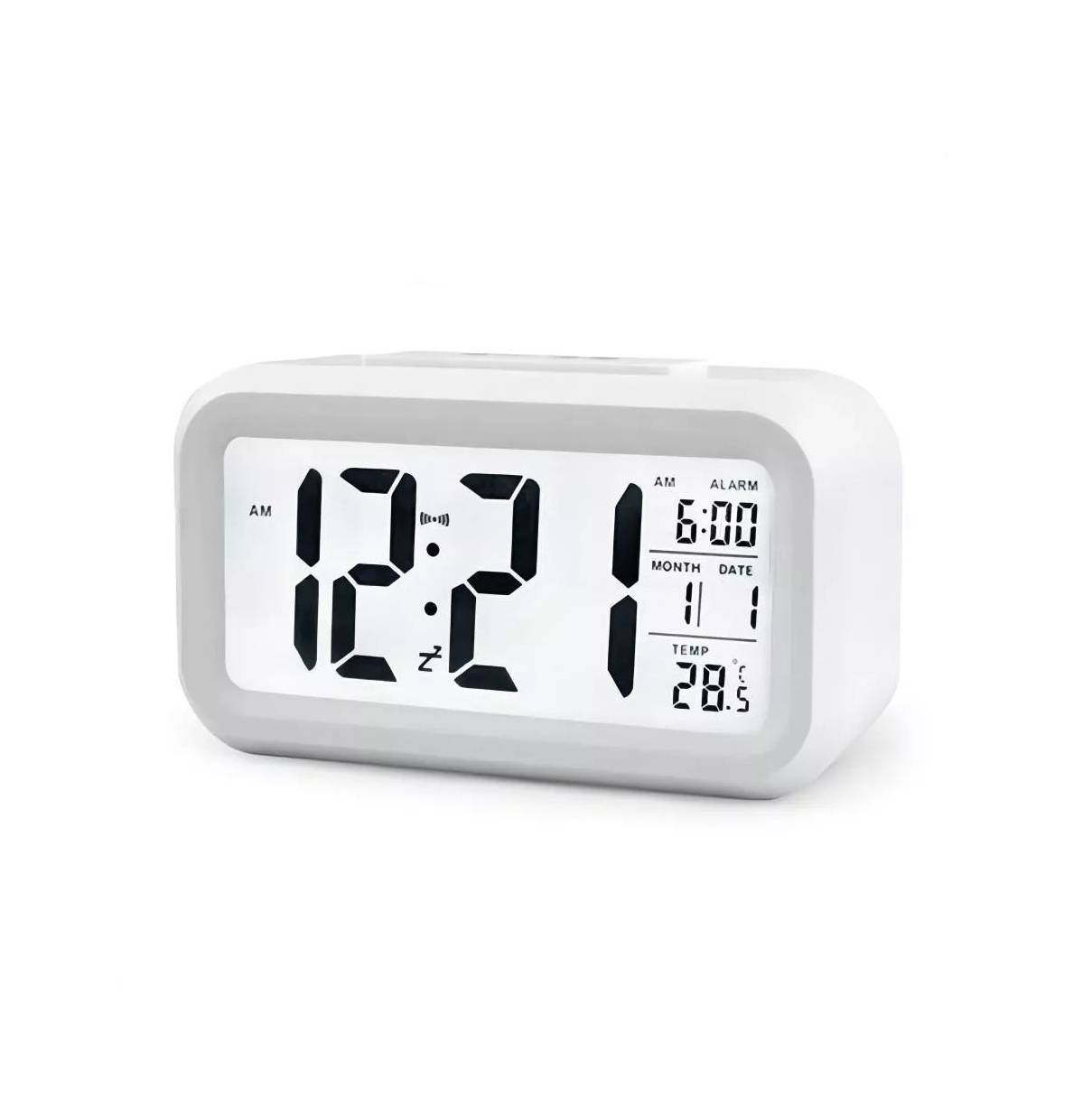 Reloj Digital con Luz Alarma Fecha y Temperatura