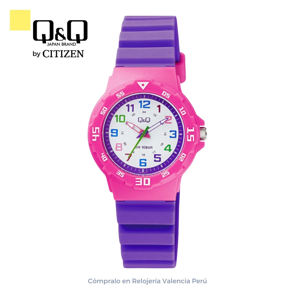 Reloj Q&Q Niña VR19J013Y Fuscia Morado