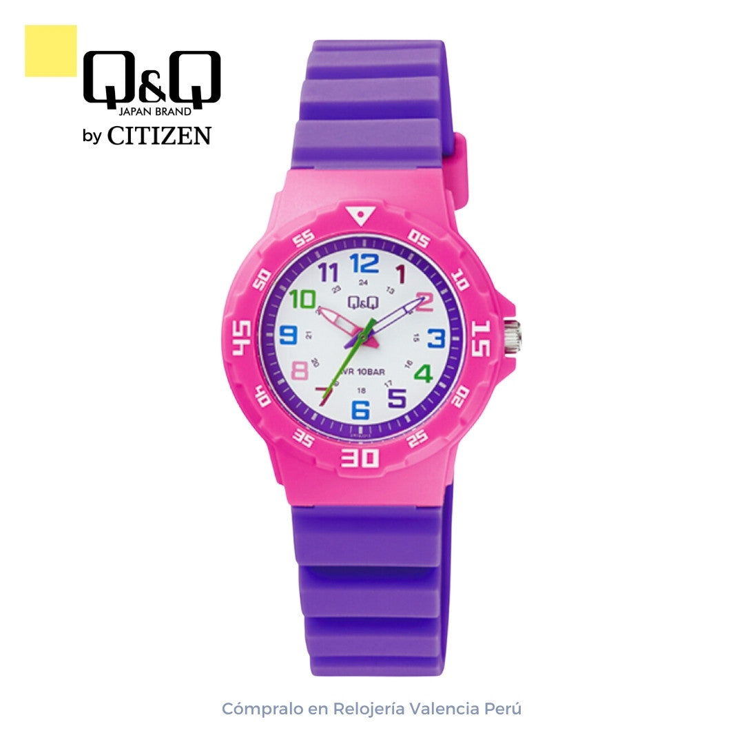 Reloj Q&Q Niña VR19J013Y Fuscia Morado