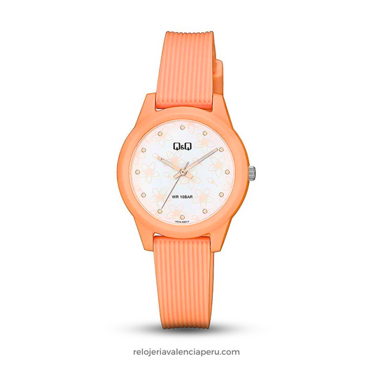 Reloj Q&Q Mujer V01A-002VY Línea Flores