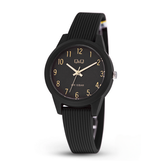 Reloj Q&Q Mujer VS13J009Y Negro con Dorado