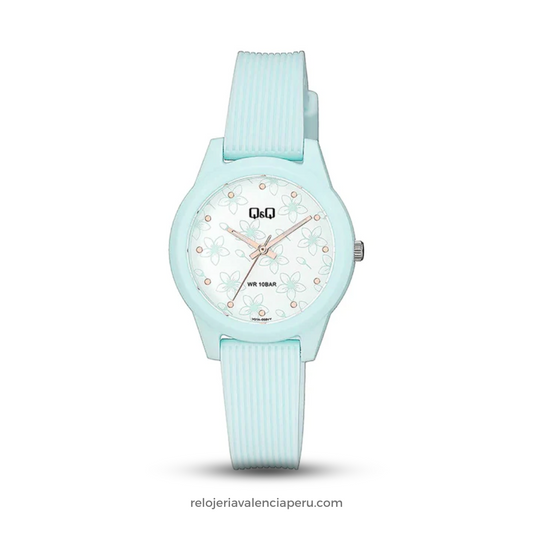 Reloj Q&Q Mujer V01A-003VY Línea Flores