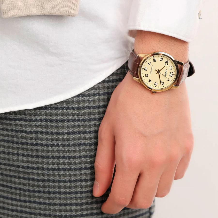 Reloj Hombre Casio MTP-V001GL-9B de Vestir