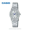 Reloj Casio Mujer LTP-V002D-7B Acero con Fechador
