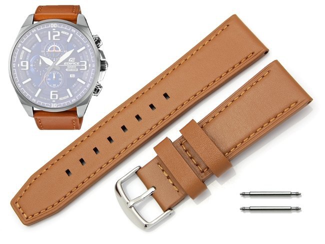 Correa de Cuero Casio Edifice 24mm EFR-555L