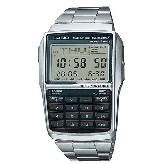 Reloj Casio DBC-32D-1A DataBank Calculadora