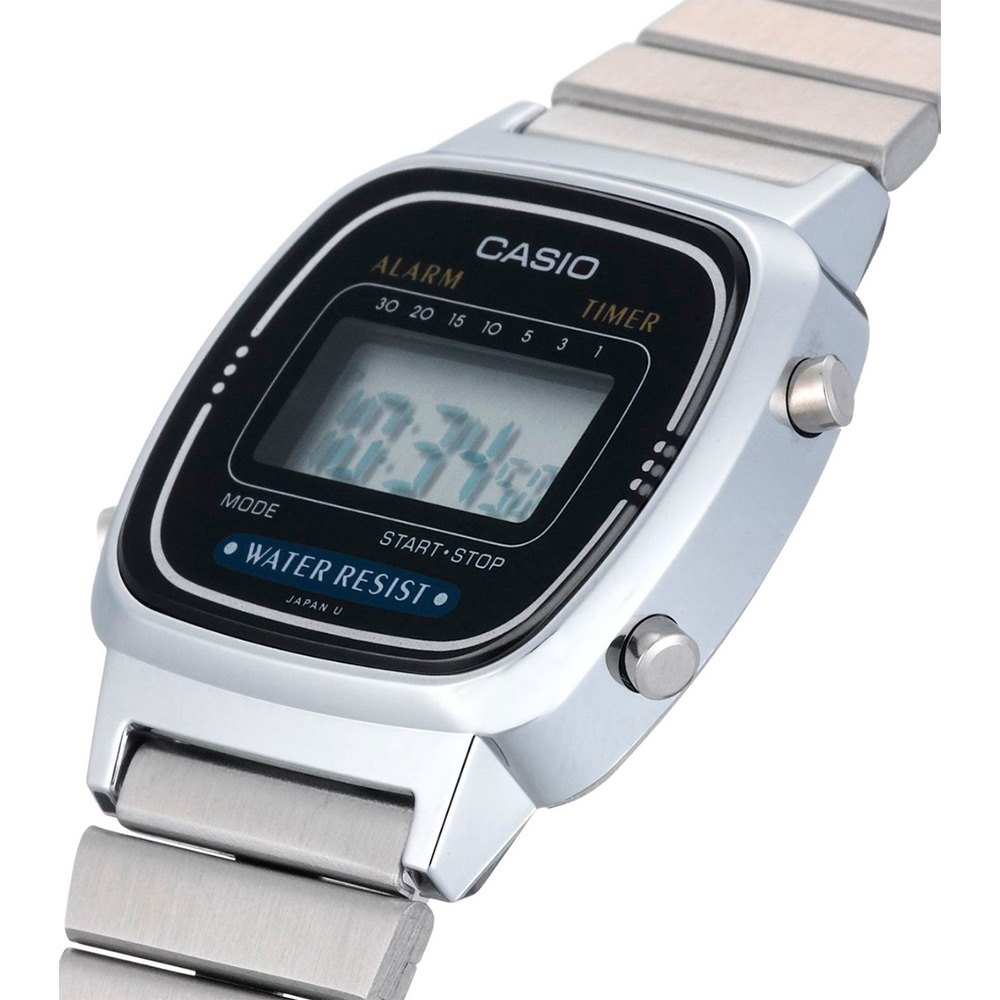 Reloj Casio Vintage LA670WA-1DF Mujer Plateado