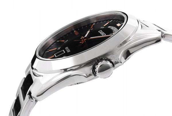 Reloj Hombre Casio MTP-1370D-1A Negro Acero