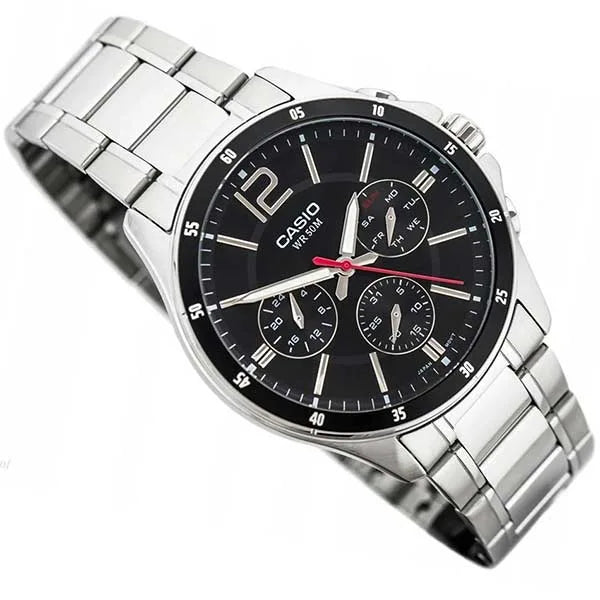 Reloj Hombre Casio MTP-1374D-1AV - Acero Inoxidable