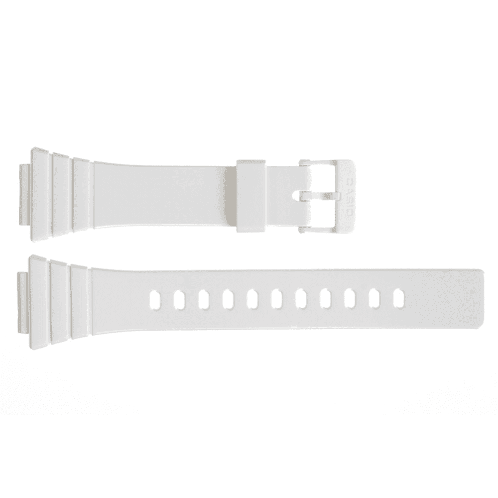 Correa Casio Original Reloj W-215H, W-215H-7 Blanco