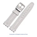 Correa de cuero 17 mm para Reloj Swatch