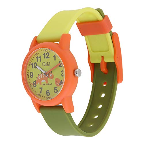 Reloj Q&Q Niño VS49J008Y Acuático - Dinosaurio verde