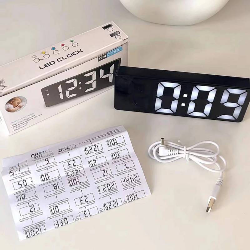 Reloj de Mesa Digital LED Despertador