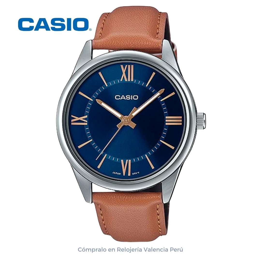 Reloj Hombre Casio MTP-V005L-2B5 de vestir