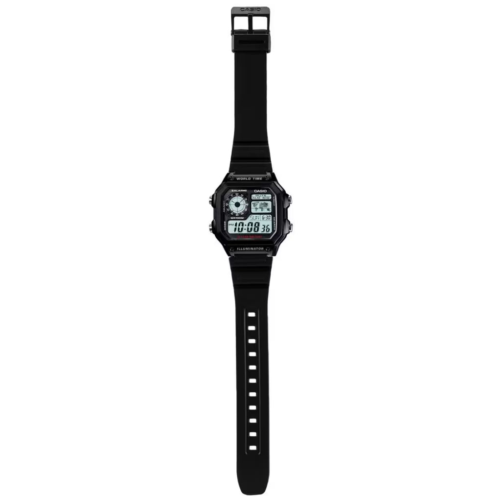 Reloj Casio Hombre AE-1200WH-1AV World Time Acuático