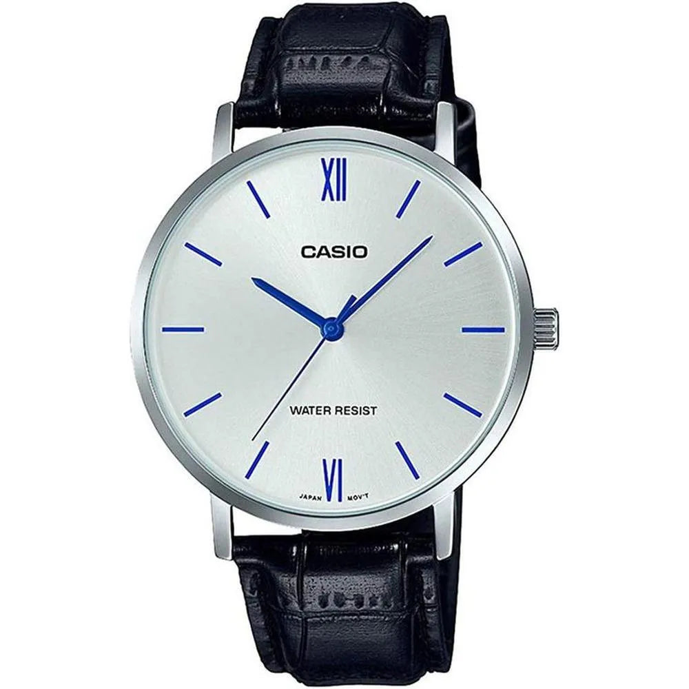 Reloj Hombre Casio MTP-VT01L-7B1 Análogo Cuero