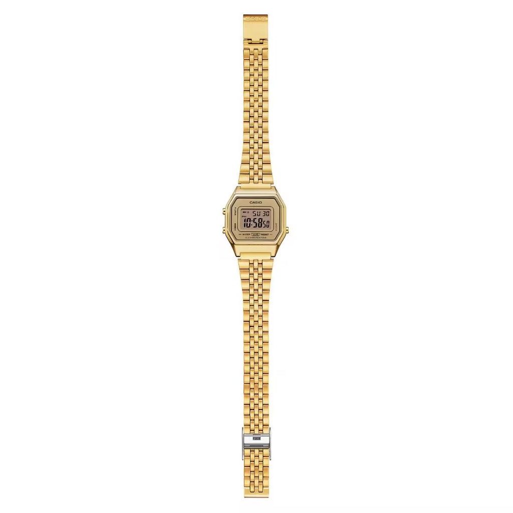 Reloj Casio Mujer LA680WGA-9 Dorado Acero Illuminator