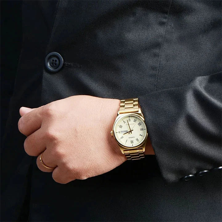 Reloj Hombre Casio MTP-V006G-9BUDF Dorado Elegante Clásico