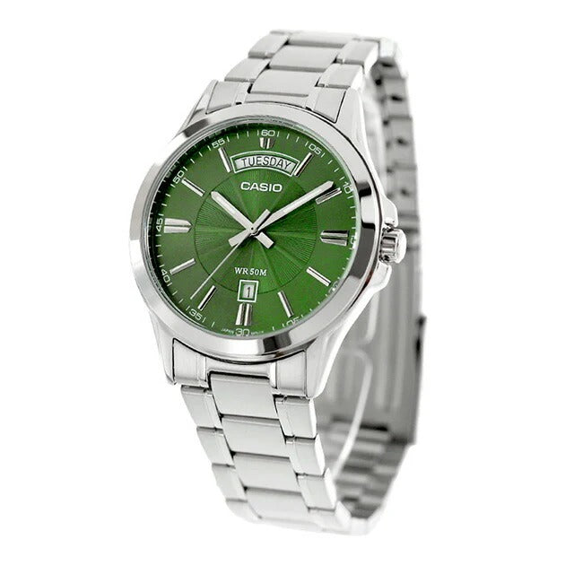 Reloj Hombre Casio MTP-1381D-3AV Verde Acero