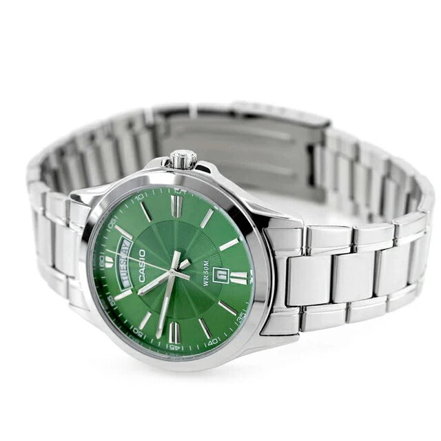 Reloj Hombre Casio MTP-1381D-3AV Verde Acero