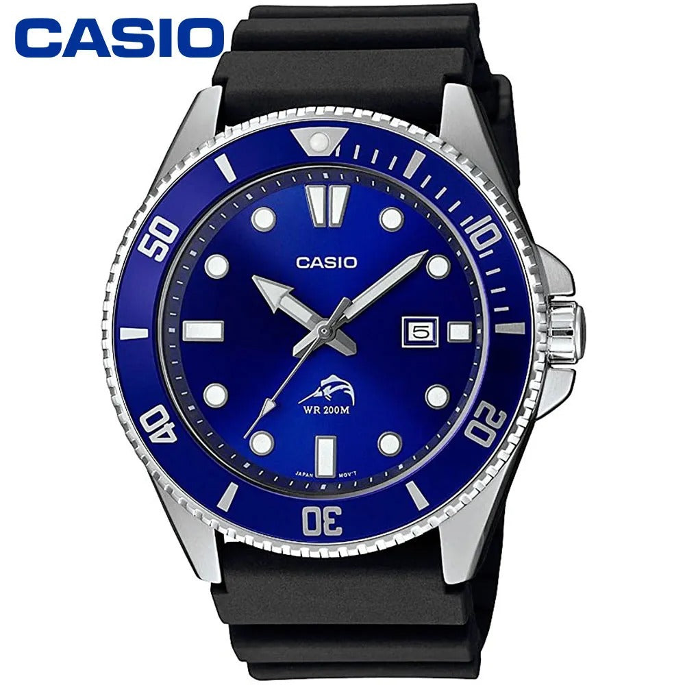Reloj Casio Duro Marlin Gold MDV-106B-2AV Acuático Azul