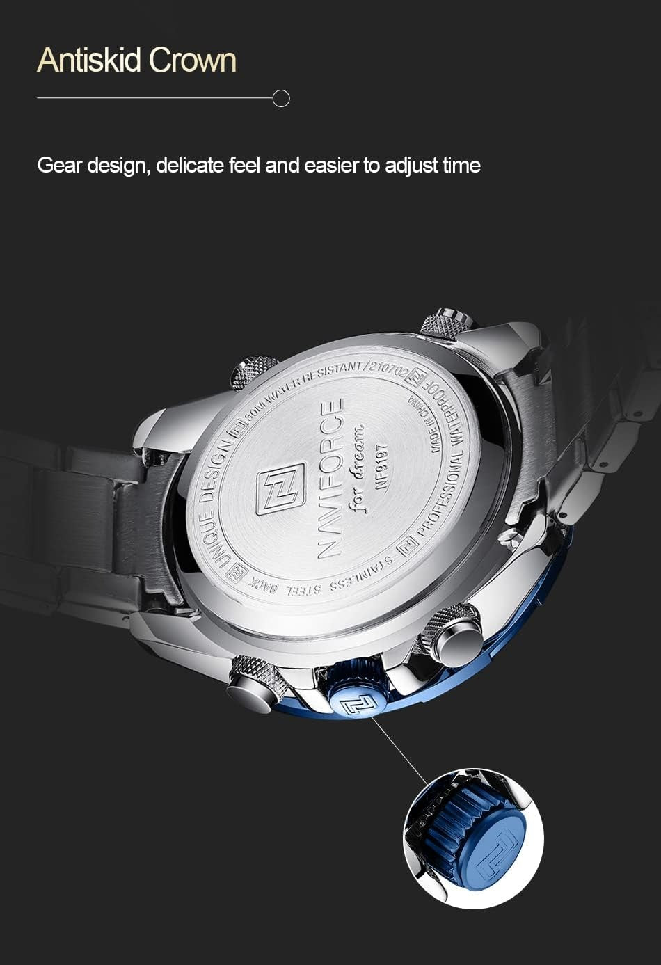 Reloj de hombre Naviforce NF9197 Digital Analógico