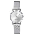 Reloj Q&Q Mujer C35A-005PY Malla Plateado Elegante