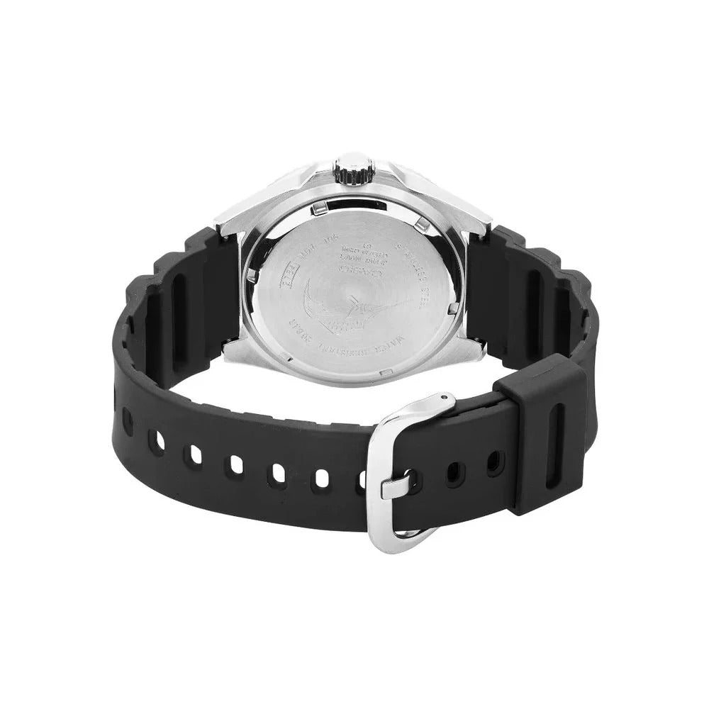 Reloj Casio Hombre Duro Marlin Batman MDV-106B-1A1VCF Bisel Azul y Negro Correa de Resina