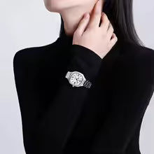 Reloj de mujer Naviforce NF5042 - Plateado fondo plateado