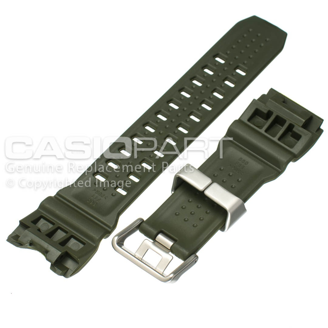 Correa Casio Original Reloj G-Shock GWG-1000-1A3 Verde