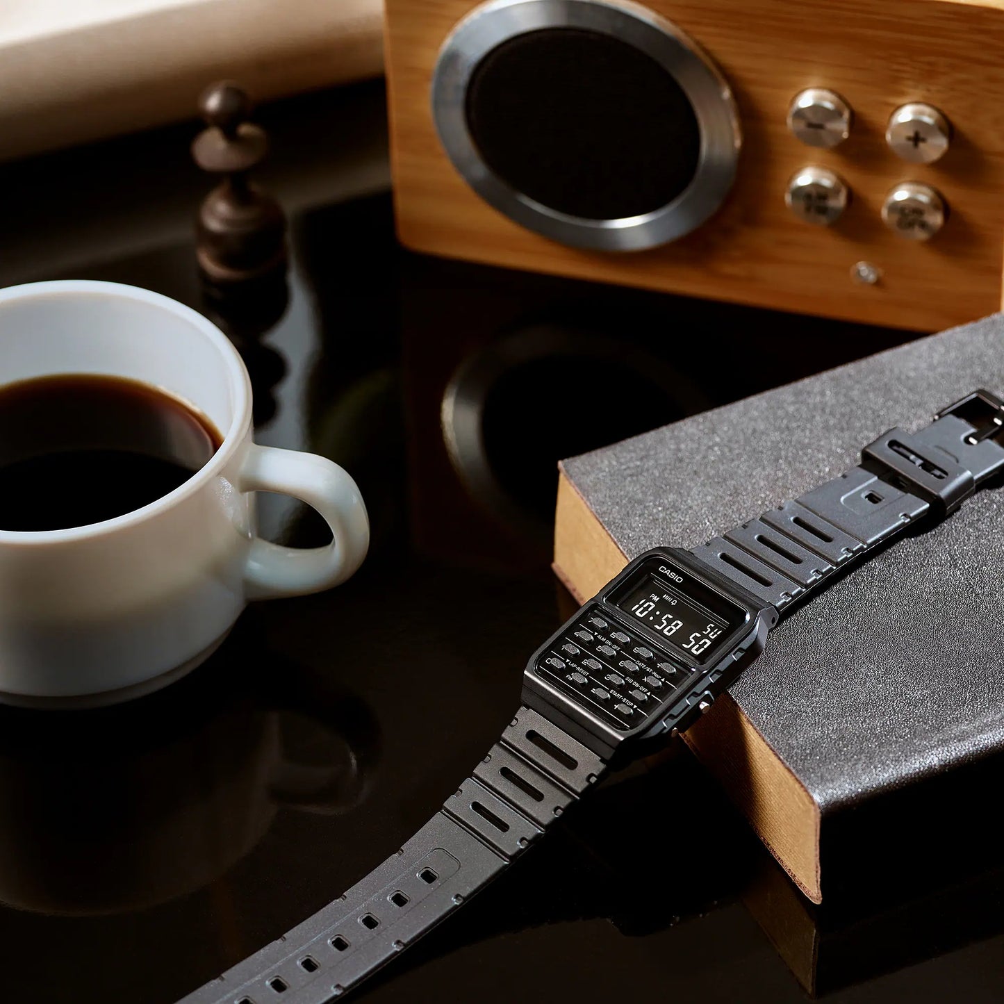 Reloj Casio Calculadora CA‑53WF‑1B Negro