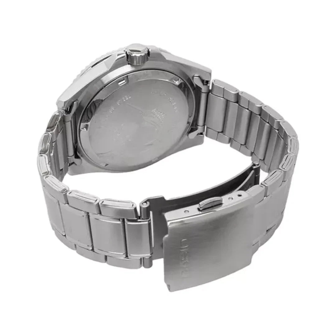 Reloj Casio Hombre Duro Marlin Pepsi MDV-106DD-1A2VC Acero Inoxidable