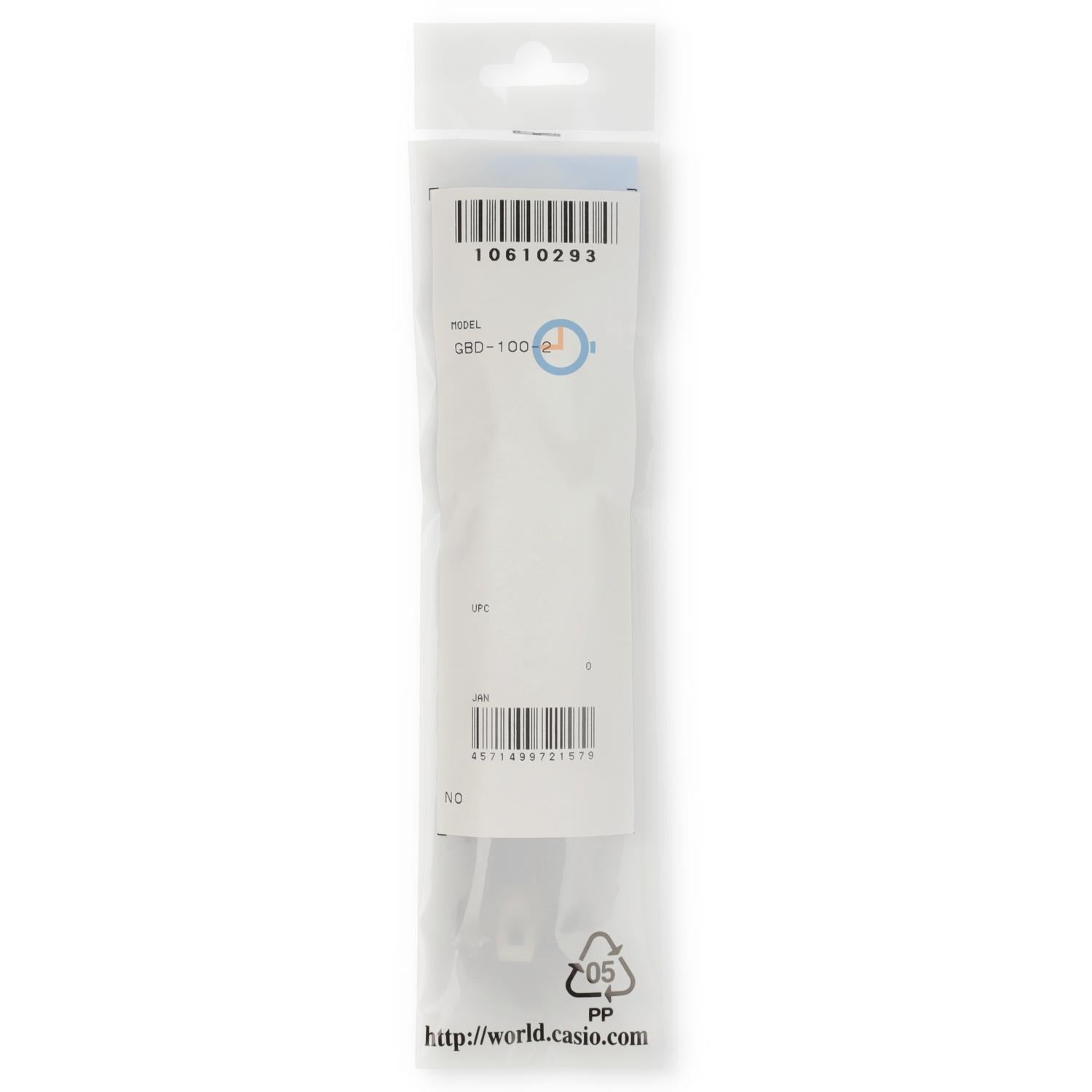 Correa Casio Original Reloj G-Shock GBD-100-2 Azul