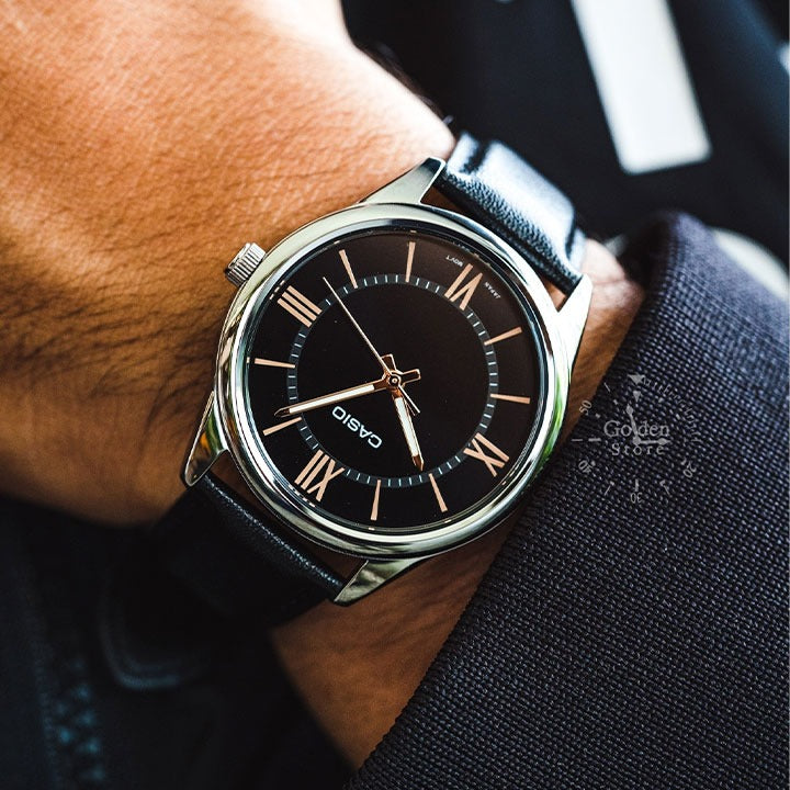 Reloj Hombre Casio MTP-V005L-1B5 de vestir - Negro