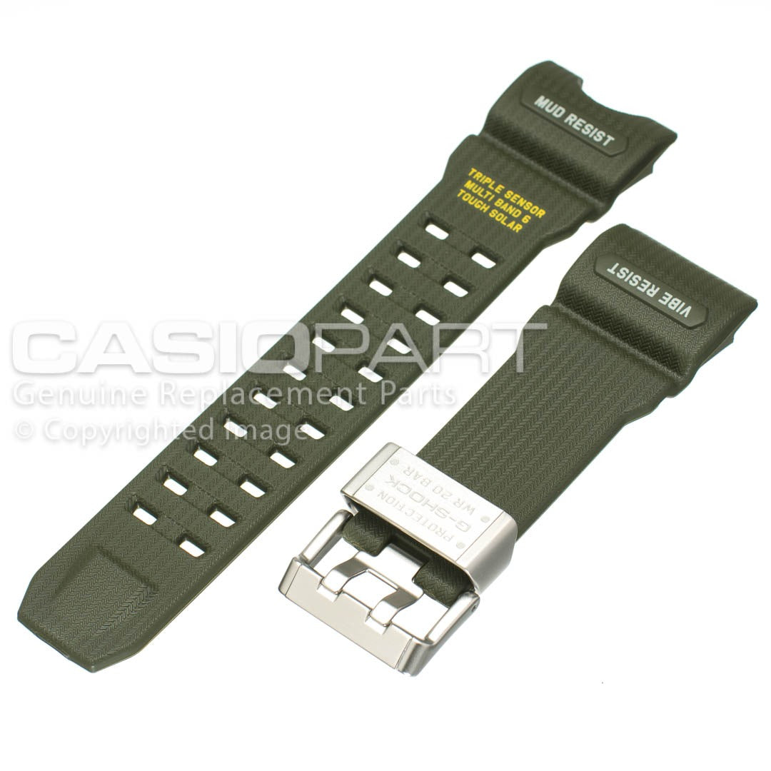 Correa Casio Original Reloj G-Shock GWG-1000-1A3 Verde