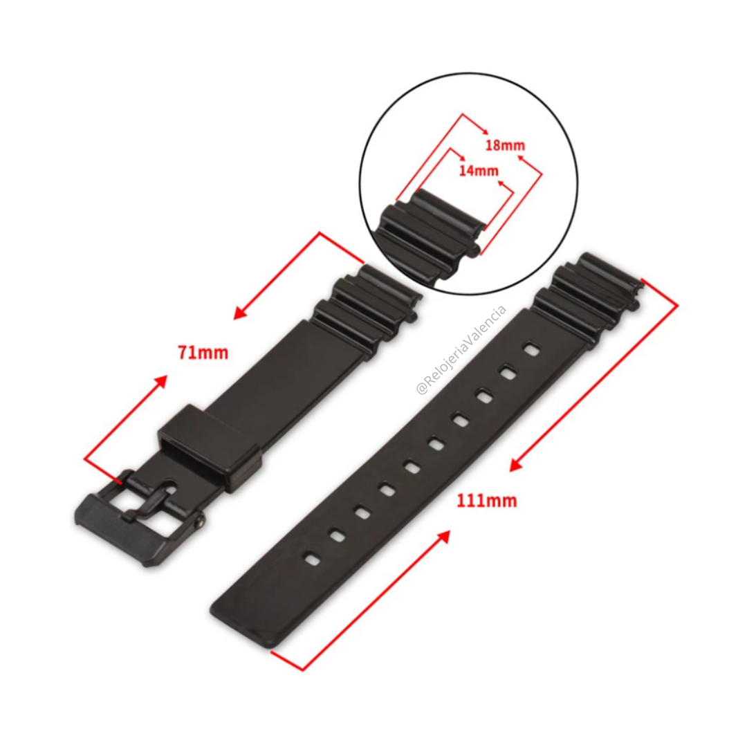 Correa Alternativa Para Reloj Casio Lrw-200h