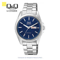 Reloj Q&Q hombre A190-212Y Azul Acero con Fechador