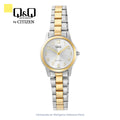 Reloj Q&Q Mujer C56A-006PY Doble Color Elegante