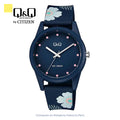 Reloj Q&Q Mujer V08A-003VY Diseño Floral Azul