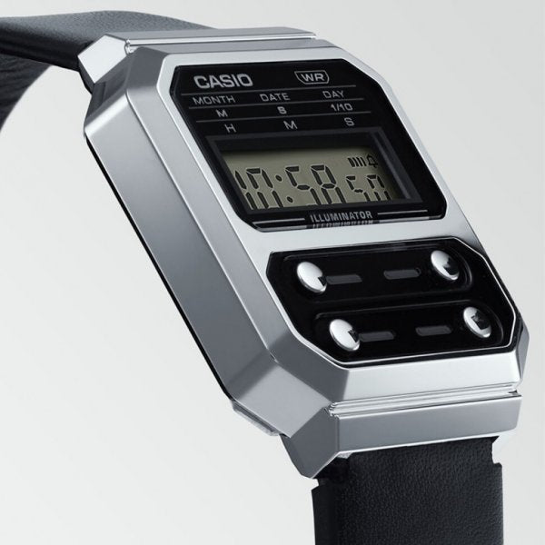 Reloj Casio A100WEF-1ADF Digital Vintage Hombre / Unisex Negro