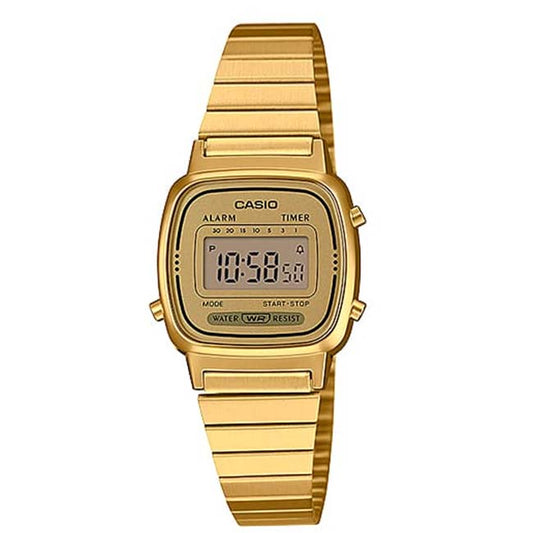 Reloj Casio Vintage LA670WGA-1DF Negro Dorado - Dando la Hora - Dando La  Hora