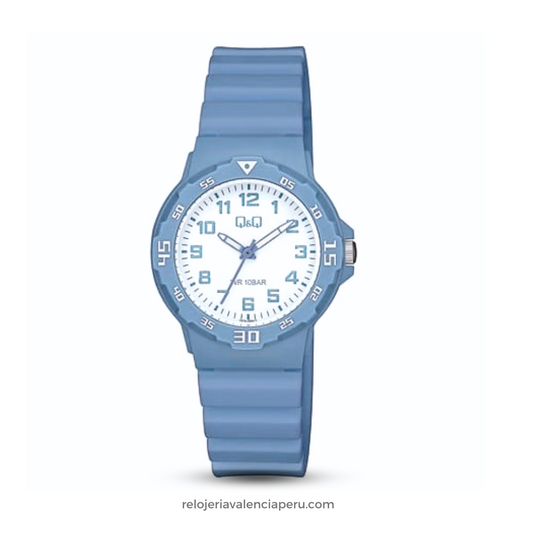 Reloj Q&Q Unisex V07A-008VY Celeste