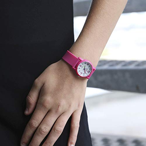 Reloj Q&Q Niña VR41J002Y Acuático Fucsia