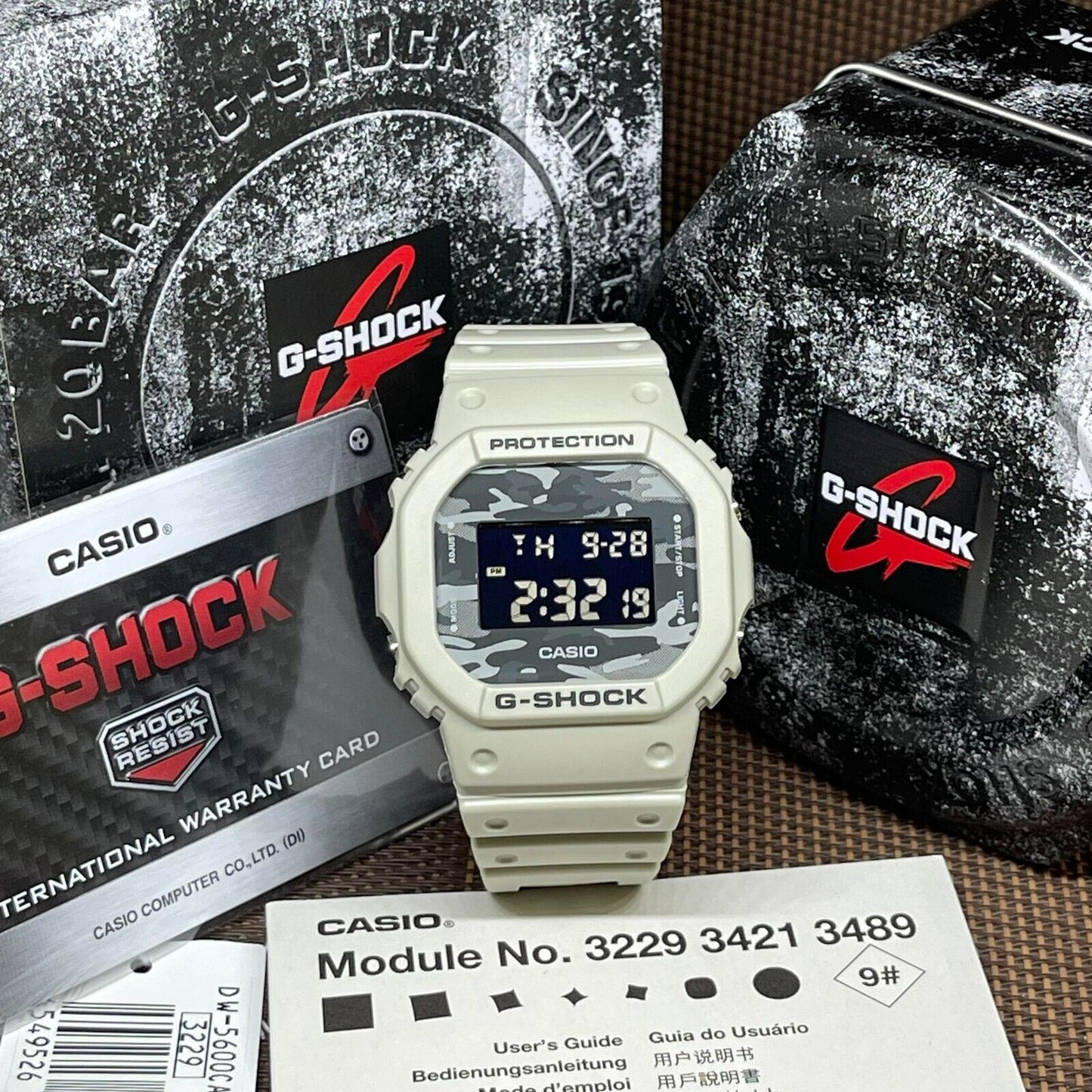 Reloj digital hombre Casio G-Shock DW-5600CA-8D