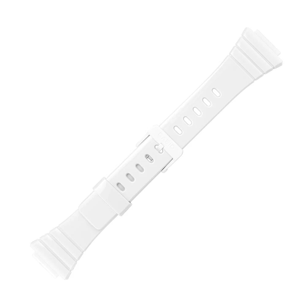 Correa Casio Original Reloj W-215H, W-215H-7 Blanco