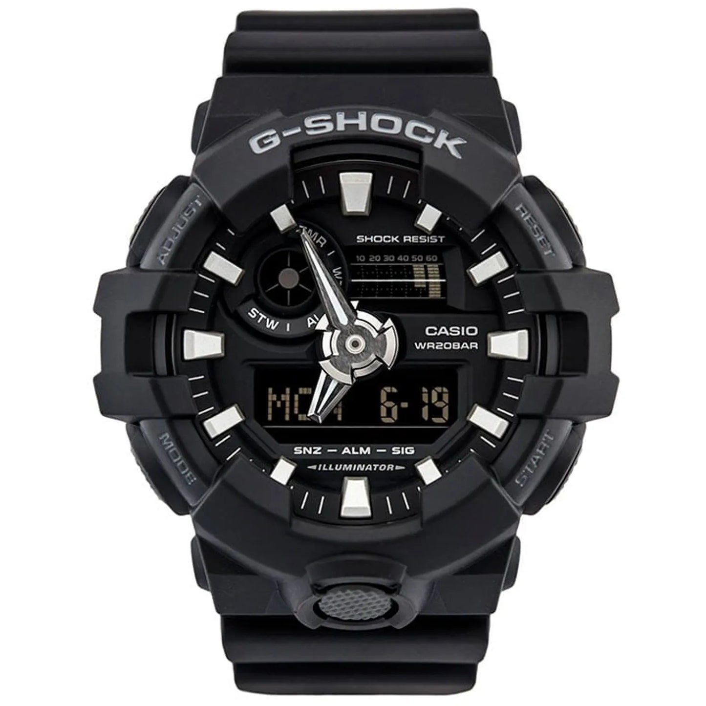 Reloj Casio G-Shock GA-700-1B Digital Resina Hombre