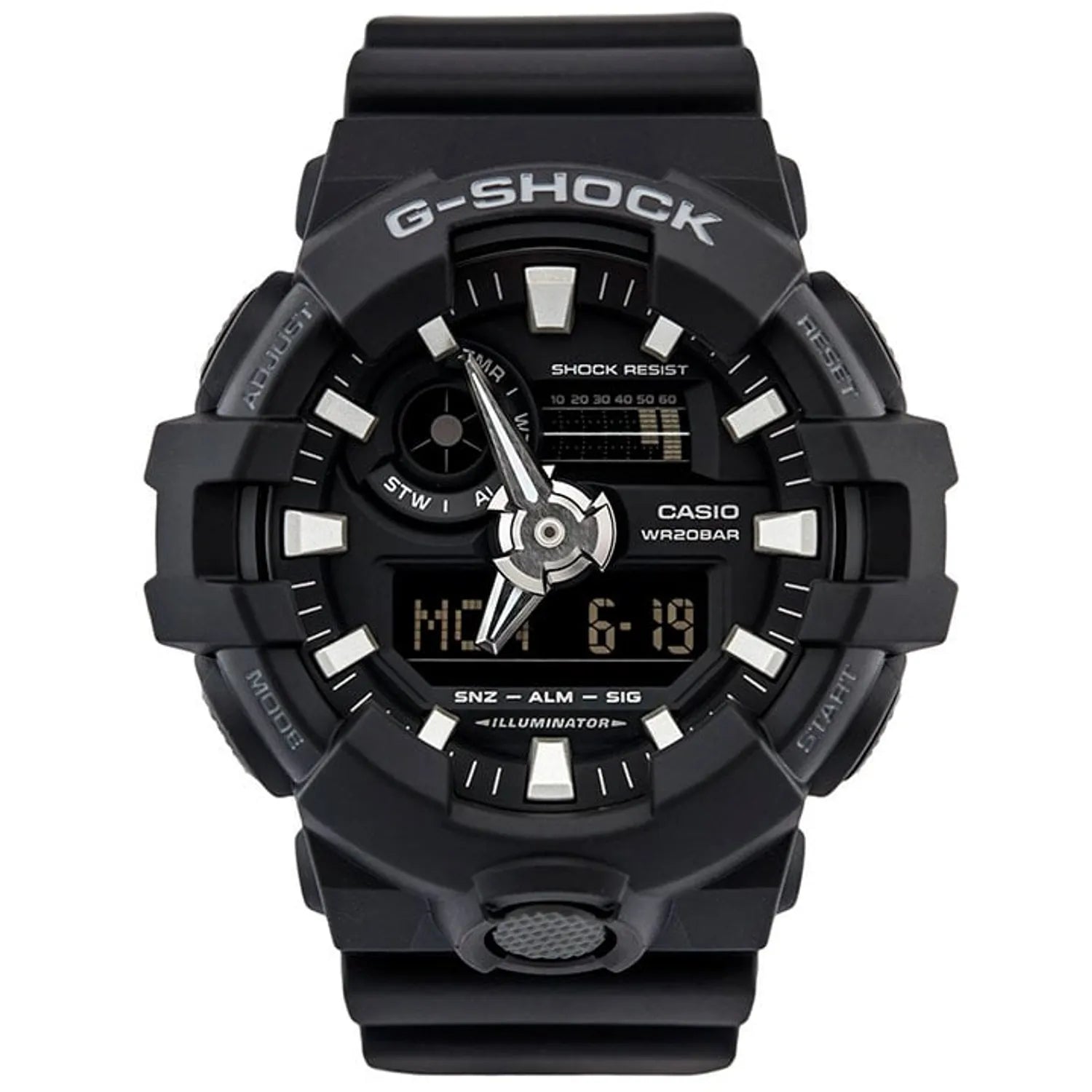 Reloj Casio G-Shock GA-700-1B Digital Resina Hombre